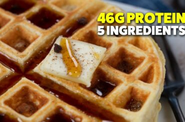 Protein Waffles with Simple Ingredients | Easy & Healthy