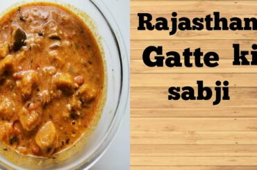 Gatte ki sabji ki recipe/healthy recipes.