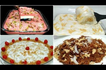 4 Best Iftar Dessert Recipes Ramadan Special | Iftar Special By Mirch Masala Fusion