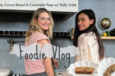 Foodievlog | Prepping For Coachella & Healthy Carrot Cake Snack Recipe w/ Kelly Gale | Sanne Vloet