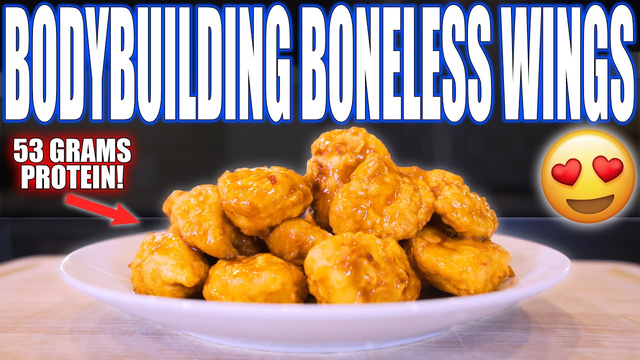 AIR FRYER ASIAN ZING BONELESS WINGS | Easy Low Calorie Bodybuilding