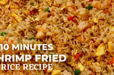 HOW TO MAKE AN EASY SHRIMP AND EGG FRIED RICE|Easy recipes