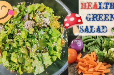 Mashroom Green Salad || Healthy Green Salad|| salad for daily life|| Meowz and Melonz JellyBeanz
