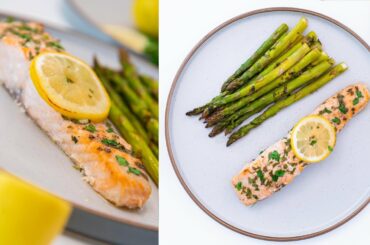 Salmon Recipe with Asparagus - The Most Popular ''Baked Salmon Recipe'' in oven