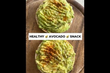 Healthy Vegan Avocado Snack Recipe #shorts #shortsviral #shortsrecipe