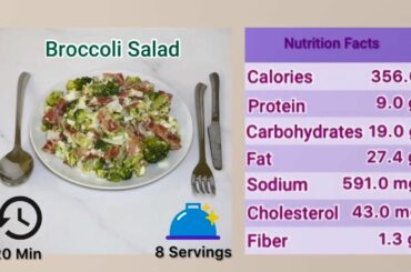 Healthy Broccoli Salad Recipe to Weight Loss with Nutrition