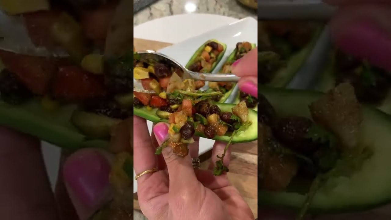 Cucumber Boat Chaat | Healthy Channa Chaat | Spicy & Tangy Snack Recipe | Rasoi Lifestyle #Shorts Cucumber Boat Chaat | Healthy Channa Chaat | Spicy & Tangy Snack Recipe | Rasoi Lifestyle #Shorts