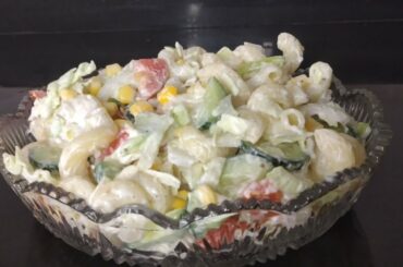 Macaroni Salad /Easy Healthy Tasty Salad by More food by Bina