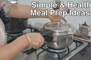 Healthy Meal Prep Ideas for lunch ! Cooking a simple & wholesome meal for the family !