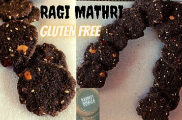 Ragi Mathri recipe in Airfryer (Healthy Gluten-Free snacks)