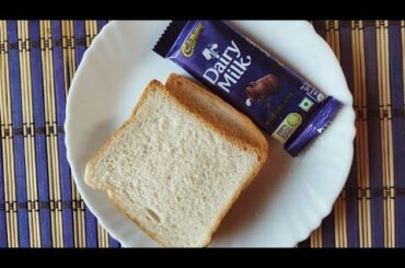 5 minute Evening snacks recipe/Crispy &sweet Bread recipe/chocolate &Bread recipe/Instan snacks /