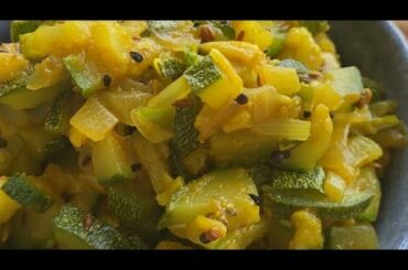 Zucchini Sabzi Recipe | Weight Loss Recipe | Lunch Recipe | Healthy Recipes | Fitnesstale
