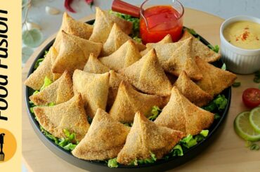 Bread Samosa in Air Fryer - Recipe By Food Fusion ( Iftar Ideas 2022)