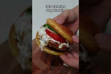 High Protein Turkey Burger | Low Calories Low Carb | Weight Loss Recipe