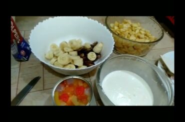 creamy Fruit chaat#ramzan special recipe # healthy recipes #easy quick recipe#rusian salad