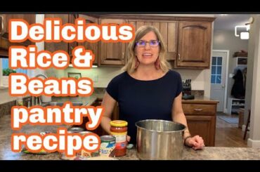 Fast Dinner Idea/ My 10 Pound Weight Loss/ Beans & Rice Recipe