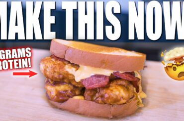 ANABOLIC HONEY BBQ CHICKEN STRIP SANDWICH | The BEST SANDWICH Recipe I've Ever Eaten On A Diet!