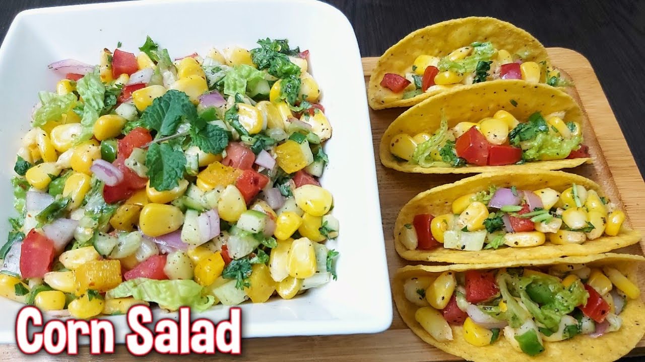 CORN SALAD | Healthy Snack Recipe | Easy Corn Salad For Weight Loss | Corn Salsa | Fusion Corn Chaat CORN SALAD | Healthy Snack Recipe | Easy Corn Salad For Weight Loss | Corn Salsa | Fusion Corn Chaat