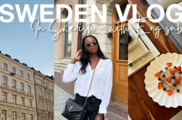 A SWEDISH SPEAKING VLOG - With English Subtitles | Morning Routine, Workouts, Healthy Recipes