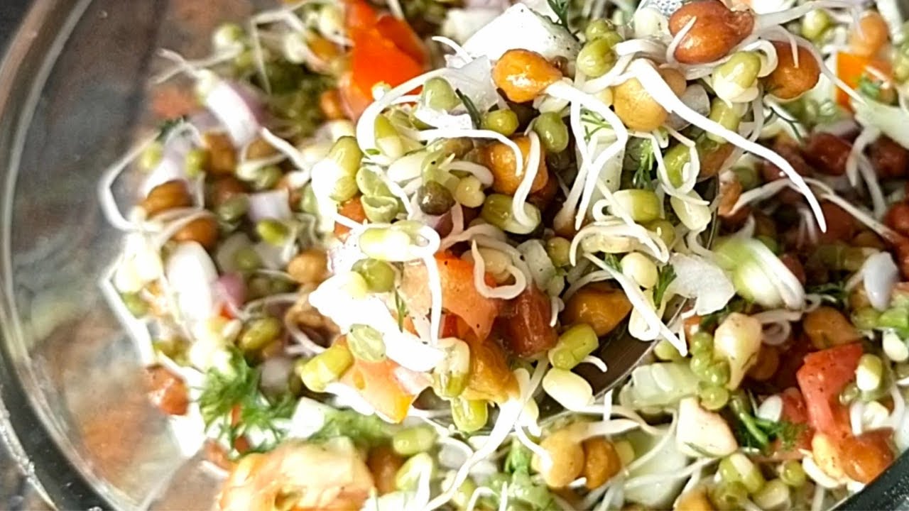 How to make sprout salad | protein salad | healthy salad | recipe How to make sprout salad | protein salad | healthy salad | recipe