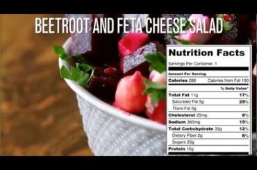Beetroot And Feta Cheese Salad | Weightloss recipes | #Healthy breakfast recipe