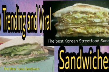 TWO VIRAL YUMMY SANDWICHES RECIPES WITH MILLIONS OF VIEWS IN ONE VIDEO/ Tried and both are delicious