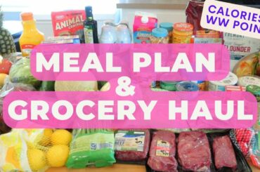 MEAL PLAN AND ALDI GROCERY HAUL | PLANNING US HEALTHY | WW POINTS & CALORIES