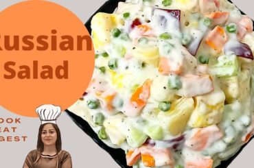 Healthy Russian Salad | Russian Salad Recipe for weight loss |