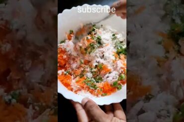 Easy healthy breakfast recipe#akki rotti#shorts #youtubeshorts