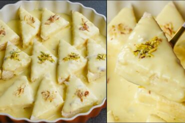 Bread Malai Dessert Recipe | Ramadan Iftar Dessert | Milk Bread Malai Recipe | Malai Bread Recipe