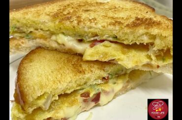 Quick Breakfast-NewBreakfast Recipe-Healthy Breakfast-Less Ingredient Breakfast Recipe & sandwich