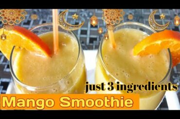 Best Weight Loss Smoothie in Summer Season | Healthy Mango Banana Smoothie| Continental Food Recipes