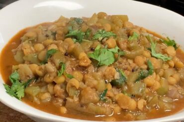 Rich In Fiber & Protein - Weight Loss Recipe | Ridge Guard Chana Dal Curry