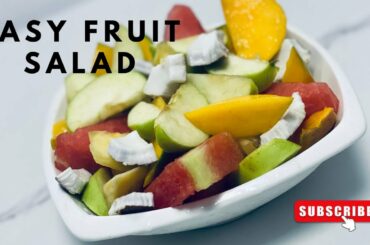 THE BEST EASY FRUIT SALAD RECIPE||HEALTHY LIVING