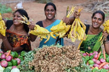 Country CHICKEN | Colourful Healthy Vegetables Chicken salad recipe | JBJ Squad | Jala bula jung