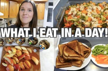 FULL DAY OF FOOD! | EASY, HEALTHY MEAL IDEAS | BREAKFAST, LUNCH, & DINNER!