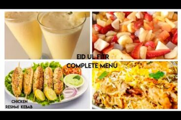 EID UL FITR DAWAT MENU RECIPES #2 | IFTAR SNACK IDEAS FOR RAMADAN RECIPES