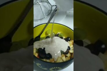 Creamy fruit chat recipe| #short #shorts #shortvideo #shortsvideo #food_flavours