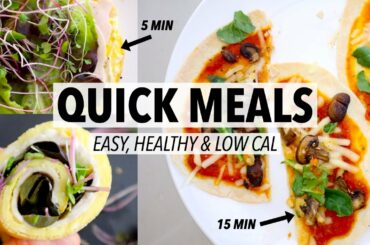 QUICK HEALTHY MEALS: cook less, get healthy & lose weight (low-cal recipes) | Liezl Jayne