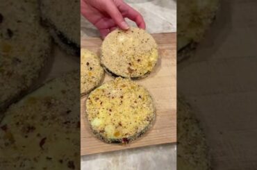 Easy crispy eggplant !Follow for more healthy recipes! #shorts #cookingshorts #cooking #asmr