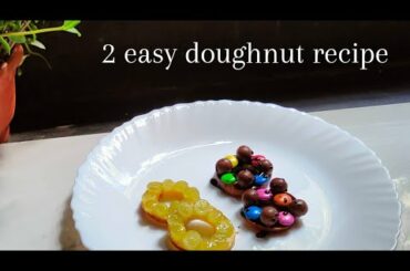 2 Types Healthy Apple Doughnut recipe#quick & simple snacks recipe!