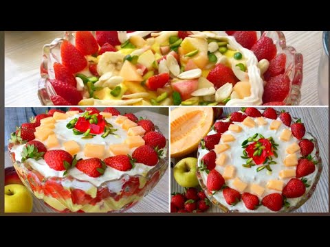 Eid Special Recipes | Eid Special Custard Trifle Dessert | Fruit Dessert Recipes Eid Special Recipes | Eid Special Custard Trifle Dessert | Fruit Dessert Recipes