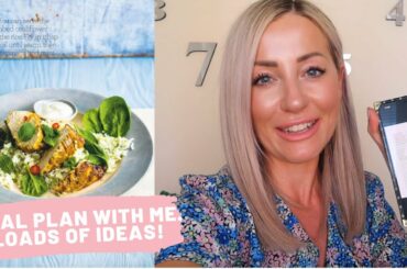 Loads of healthy eating ideas/inspiration! ad Meal plan with me. Perfect for cc/sw