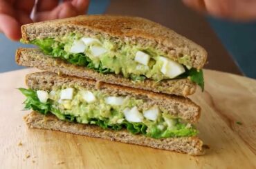 How to make AVOCADO EGG SANDWICH | Healthy Food | Easy Recipe |