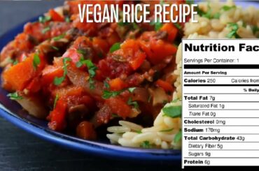 Healthy Dinner Ideas For Weight Loss - Vegan rice with vegetables #shorts