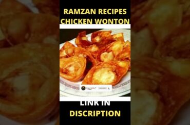 Ramzan Recipes Series | Chicken Wonton Recipe By At Home Cooking Fantasy | #shorts