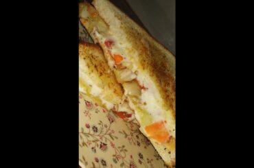 Veg Sandwich | Bread sandwich | Healthy snack