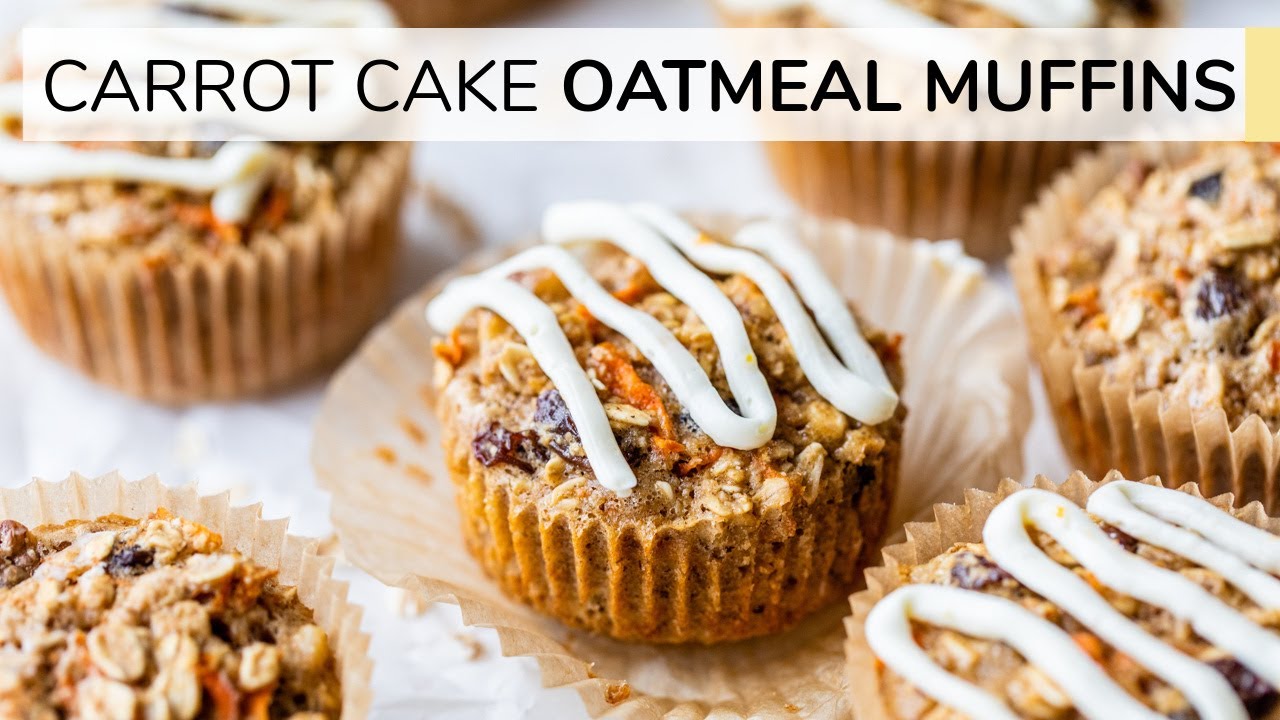 CARROT CAKE OATMEAL MUFFIN CUPS | easy nutritious recipe CARROT CAKE OATMEAL MUFFIN CUPS | easy nutritious recipe