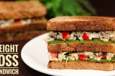 Simple Oil Free Chicken Sandwich recipe for Weight loss