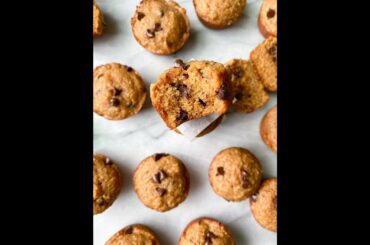 Little Bites Chocolate Chip Muffins copycat recipe! Healthy + gluten-free